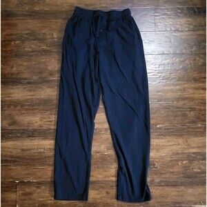 Mens Stafford Rich Navy Blue Lounge Sleep Pajama Pants Small